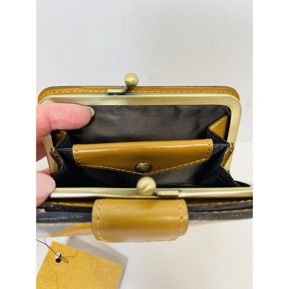 Patricia Nash Iberia Leather Bifold Wallet NWT- Watercolor - Picture 5 of 8